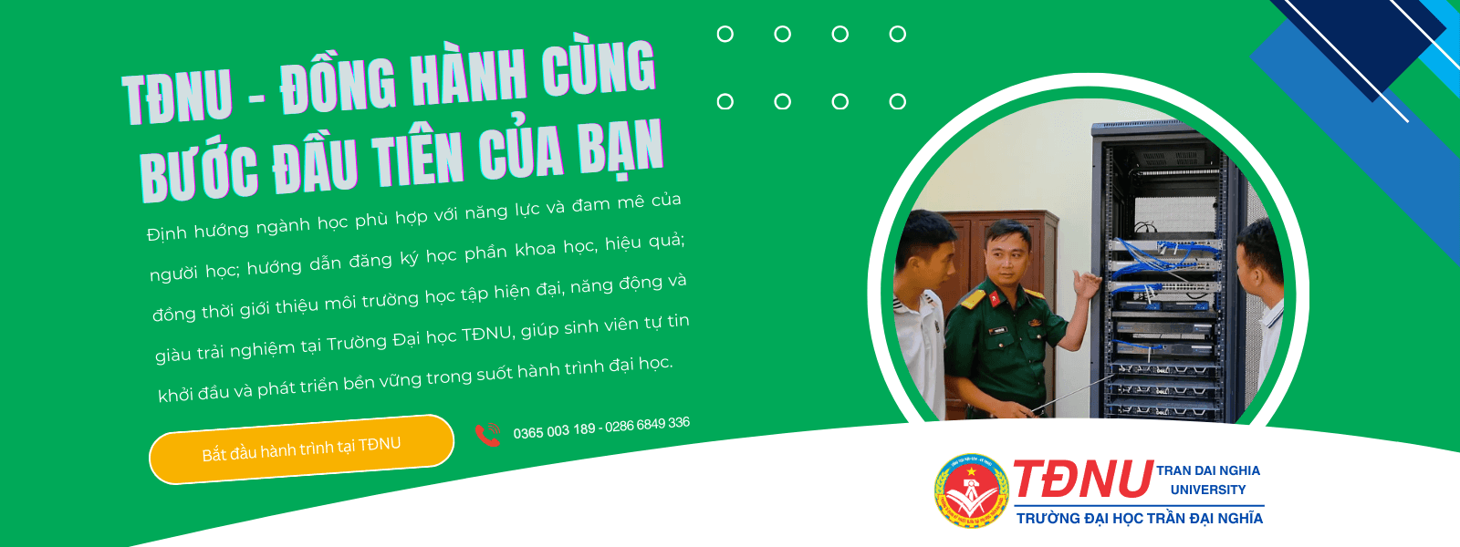 TĐNU Đồng hành cùng bước đầu tiên của bạn