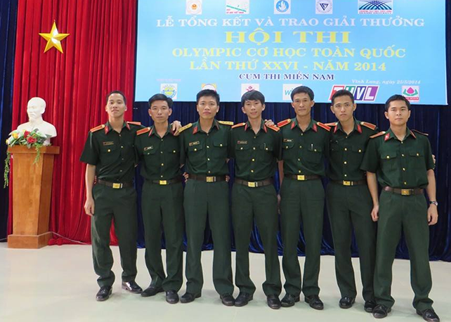 Các đội tuyển Olympic Toán học, Vật lý, Cơ học trường Sĩ quan Kỹ thuật quân sự năm 2014 đã giành được những kết quả khởi sắc Các đội tuyển Olympic Toán học, Vật lý, Cơ học trường Sĩ quan Kỹ thuật quân sự năm 2014 đã giành được những kết quả khởi sắc