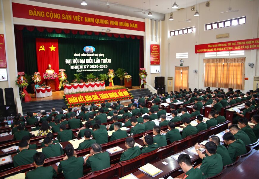 Đại hội đại biểu Đảng bộ Trường Sĩ quan Kỹ thuật quân sự nhiệm kỳ 2020 – 2025