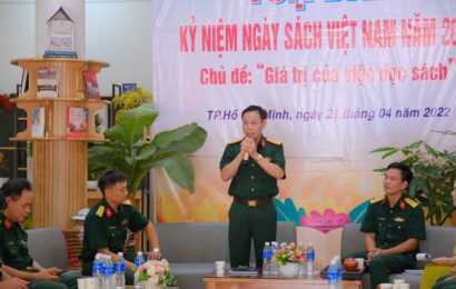 Trường Sĩ quan KTQS tổ chức Ngày Sách Việt Nam năm 2022 với chủ đề “Giá trị của việc đọc sách” Trường Sĩ quan KTQS tổ chức Ngày Sách Việt Nam năm 2022 với chủ đề “Giá trị của việc đọc sách”