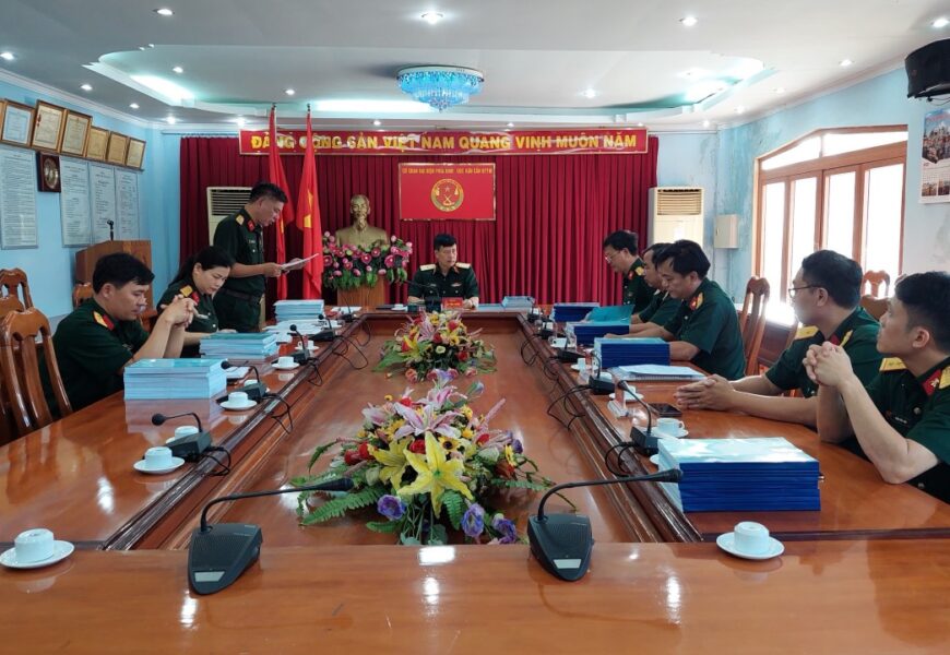 Cục Nhà trường tổ chức đánh giá, nghiệm thu kết quả biên soạn, in ấn giáo trình, tài liệu dạy học năm 2023 của Trường Sĩ quan Kỹ thuật quân sự Cục Nhà trường tổ chức đánh giá, nghiệm thu kết quả biên soạn, in ấn giáo trình, tài liệu dạy học năm 2023 của Trường Sĩ quan Kỹ thuật quân sự