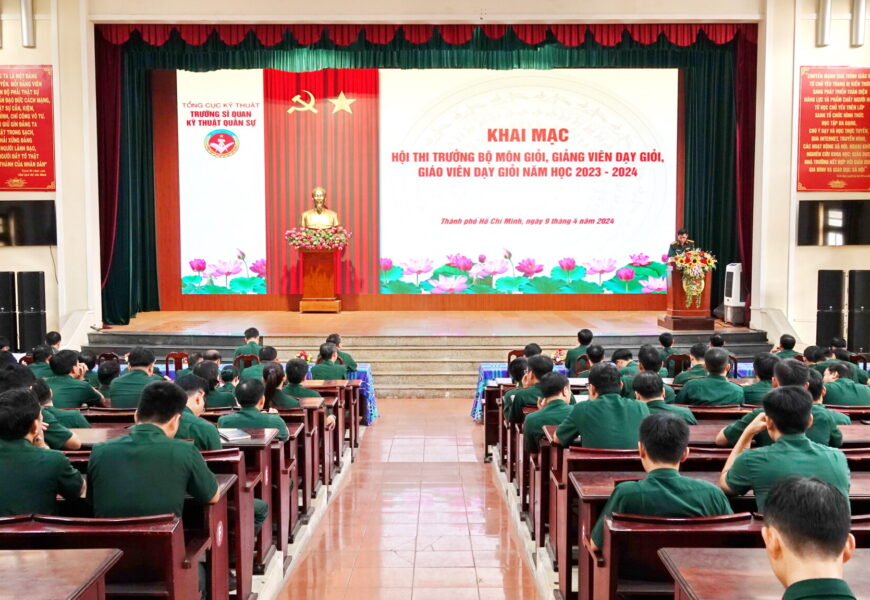 Khai mạc hội thi trưởng bộ môn giỏi, giảng viên dạy giỏi, giáo viên dạy giỏi năm học 2023 –  2024 Khai mạc hội thi trưởng bộ môn giỏi, giảng viên dạy giỏi, giáo viên dạy giỏi năm học 2023 –  2024